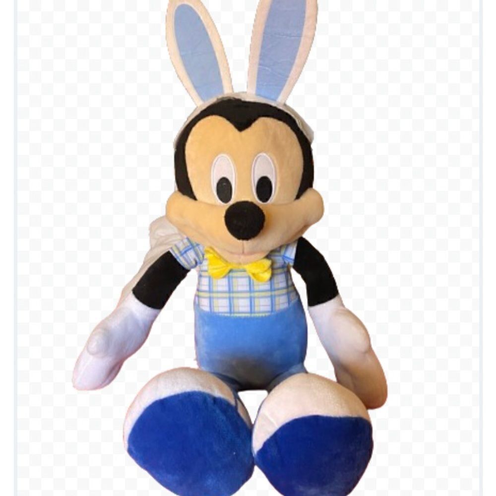 Disney Mickey Mouse, 18 inch plush stuffed animal, bunny ears, Easter
